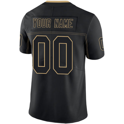 Custom NY.Giants Stitched American Football Jerseys Personalize Birthday Gifts Black Jersey