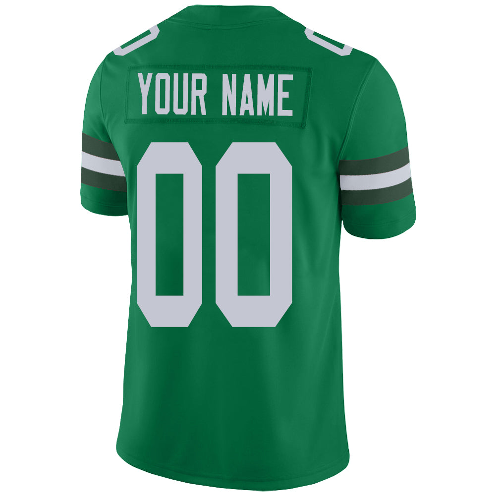 Custom New York Jets Stitched American Football Jerseys Personalize Birthday Gifts Green Jersey