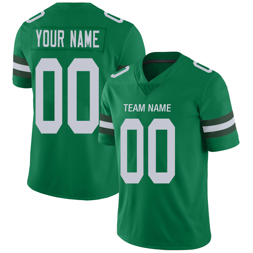 Custom New York Jets Stitched American Football Jerseys Personalize Birthday Gifts Green Jersey