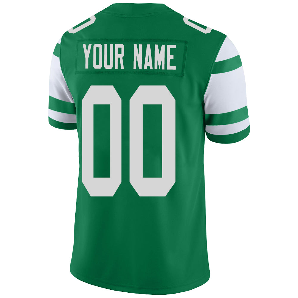 Custom New York Jets Stitched American Football Jerseys Personalize Birthday Gifts Green Jersey