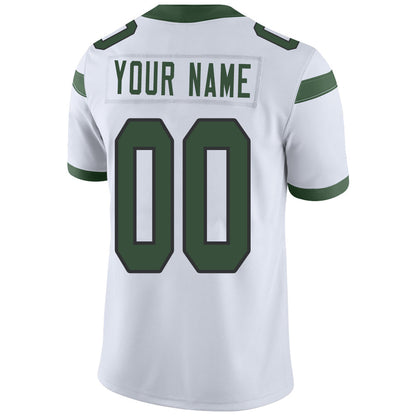 Custom New York Jets Stitched American Football Jerseys Personalize Birthday Gifts White Jersey