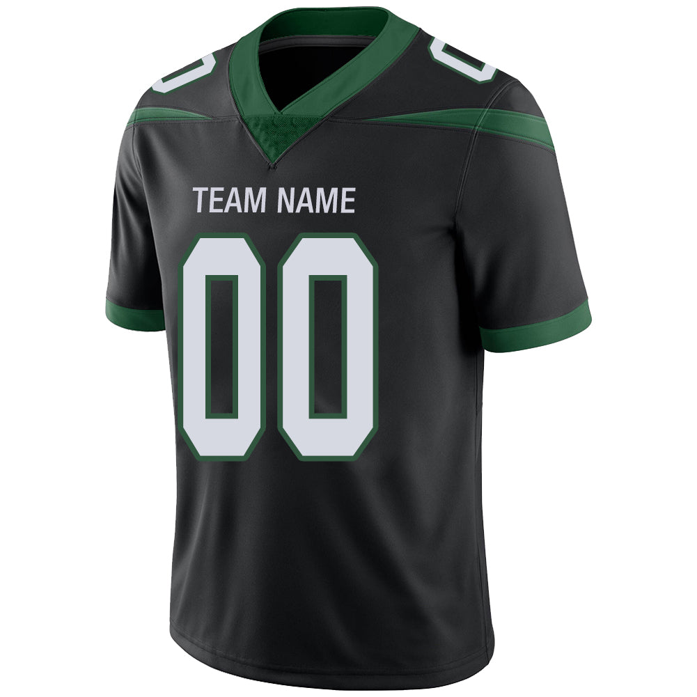 Custom New York Jets Stitched American Football Jerseys Personalize Birthday Gifts Black Jersey