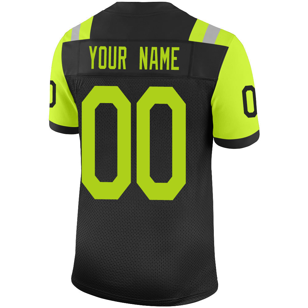 Custom New York Jets Stitched American Football Jerseys Personalize Birthday Gifts Black Jersey