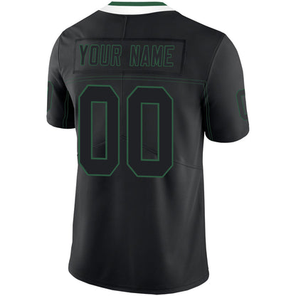 Custom New York Jets Stitched American Football Jerseys Personalize Birthday Gifts Black Jersey