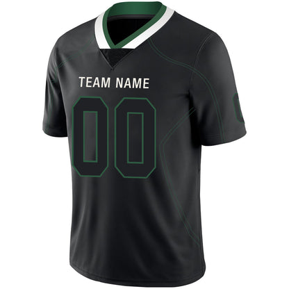 Custom New York Jets Stitched American Football Jerseys Personalize Birthday Gifts Black Jersey