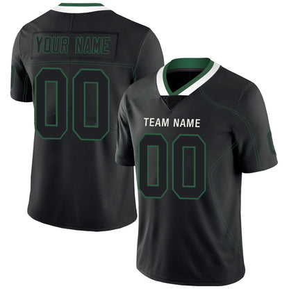 Custom New York Jets Stitched American Football Jerseys Personalize Birthday Gifts Black Jersey