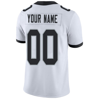 Custom L.Raiders Stitched American Football Jerseys Personalize Birthday Gifts White Jersey