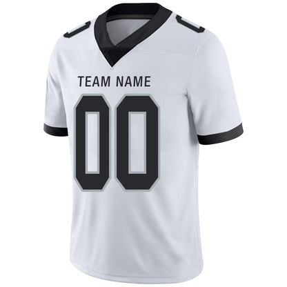 Custom L.Raiders Stitched American Football Jerseys Personalize Birthday Gifts White Jersey