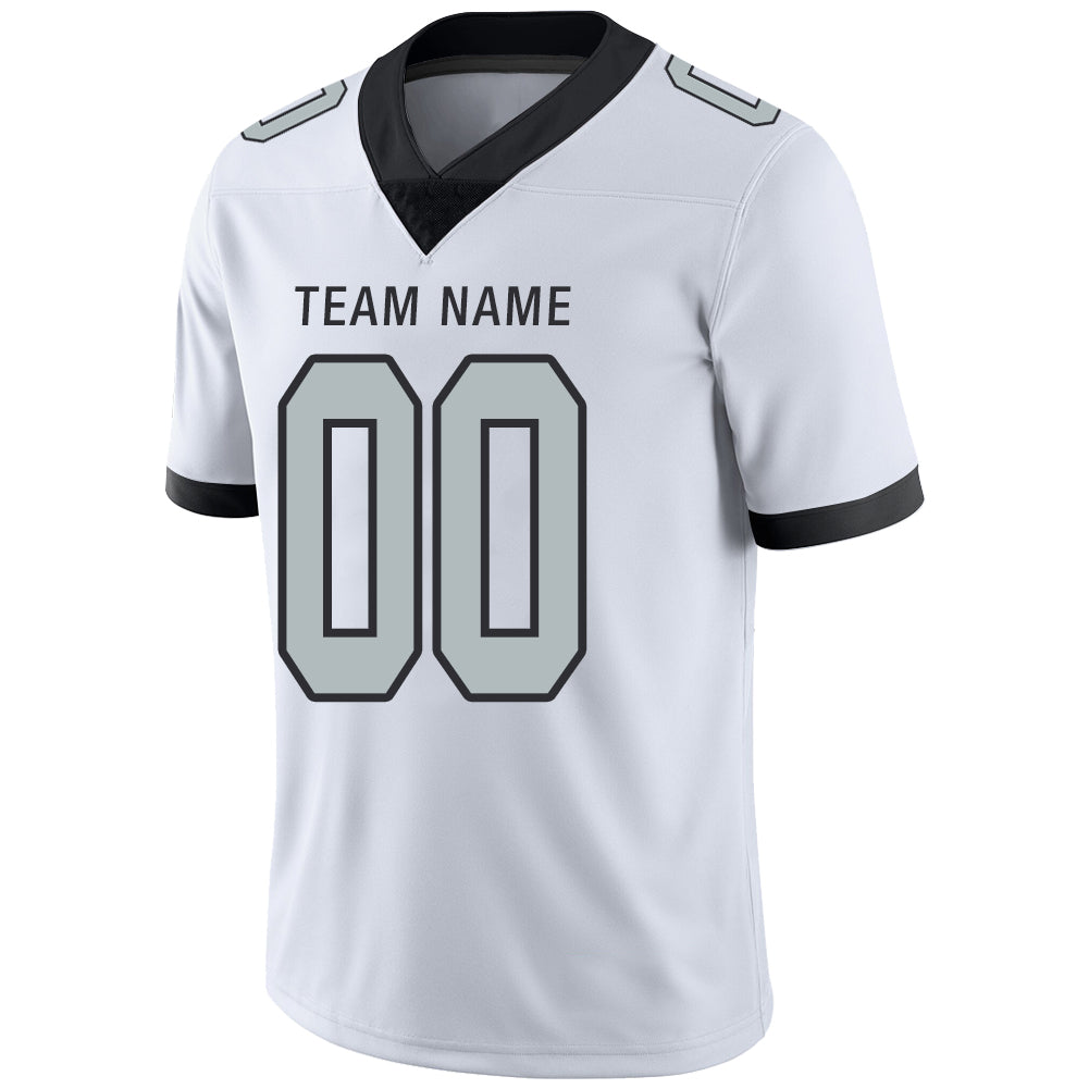 Custom L.Raiders Stitched American Football Jerseys Personalize Birthday Gifts White Jersey