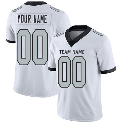 Custom L.Raiders Stitched American Football Jerseys Personalize Birthday Gifts White Jersey