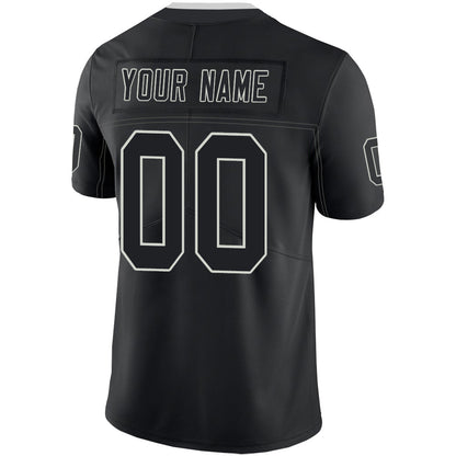 Custom L.Raiders Stitched American Football Jerseys Personalize Birthday Gifts Black Jersey