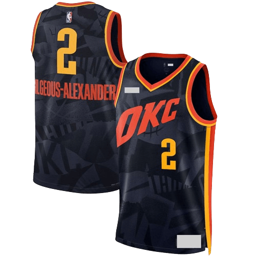 Oklahoma City Thunder Navy City Edition Team Jersey