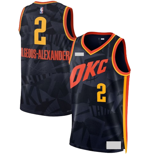 Oklahoma City Thunder Navy City Edition Team Jersey