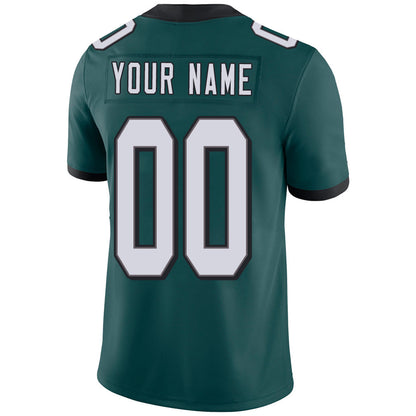 Custom Philadelphia Eagles Stitched American Football Jerseys Personalize Birthday Gifts Green Jersey