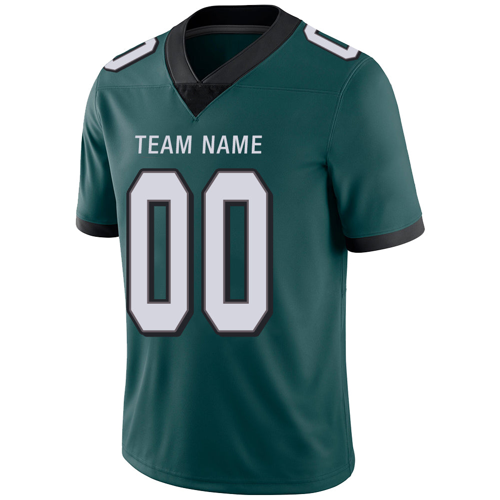 Custom Philadelphia Eagles Stitched American Football Jerseys Personalize Birthday Gifts Green Jersey