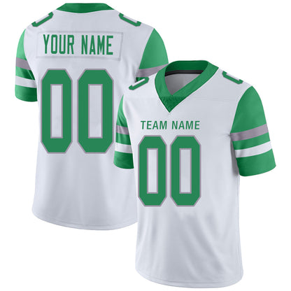 Custom Philadelphia Eagles Stitched American Football Jerseys Personalize Birthday Gifts White Jersey