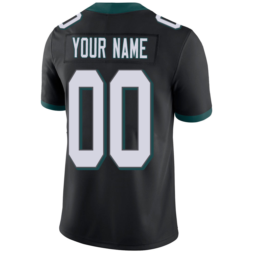 Custom Philadelphia Eagles Stitched American Football Jerseys Personalize Birthday Gifts Black Jersey