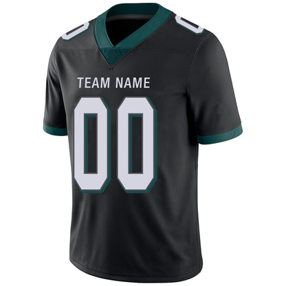 Custom Philadelphia Eagles Stitched American Football Jerseys Personalize Birthday Gifts Black Jersey