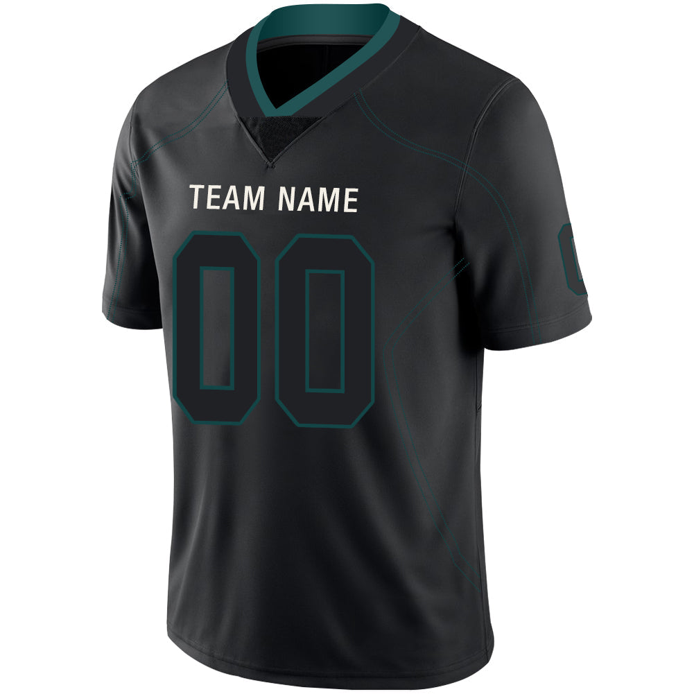 Custom Philadelphia Eagles Stitched American Football Jerseys Personalize Birthday Gifts Black Jersey