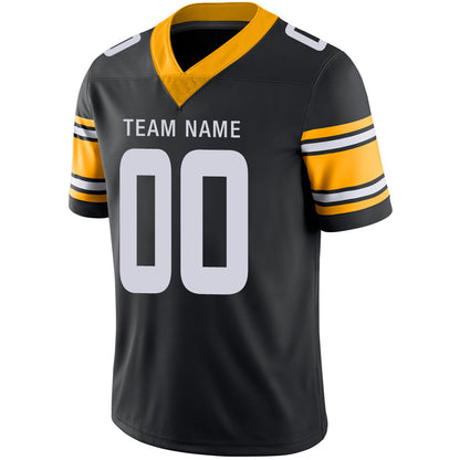 Custom Pittsburgh Steelers Stitched American Football Jerseys Personalize Birthday Gifts Black Jersey