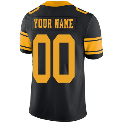 Custom Pittsburgh Steelers Stitched American Football Jerseys Personalize Birthday Gifts Black Jersey