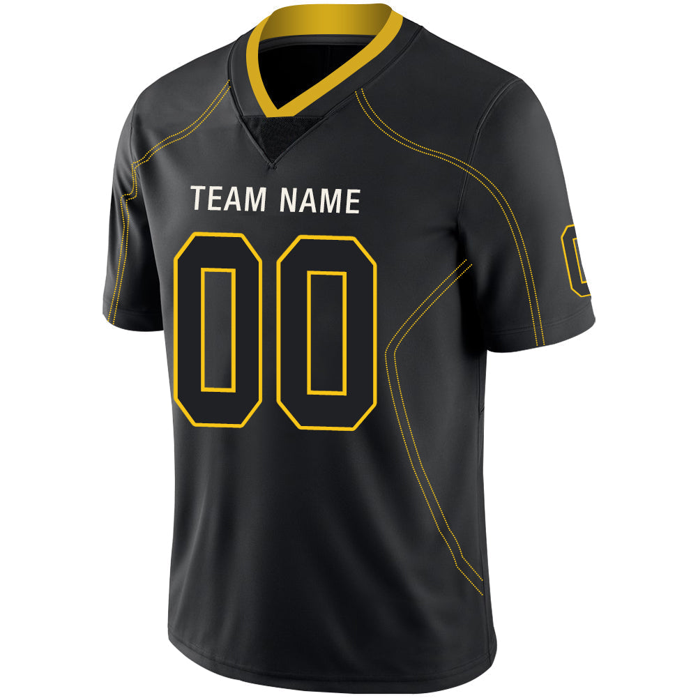 Custom Pittsburgh Steelers Stitched American Football Jerseys Personalize Birthday Gifts Black Jersey