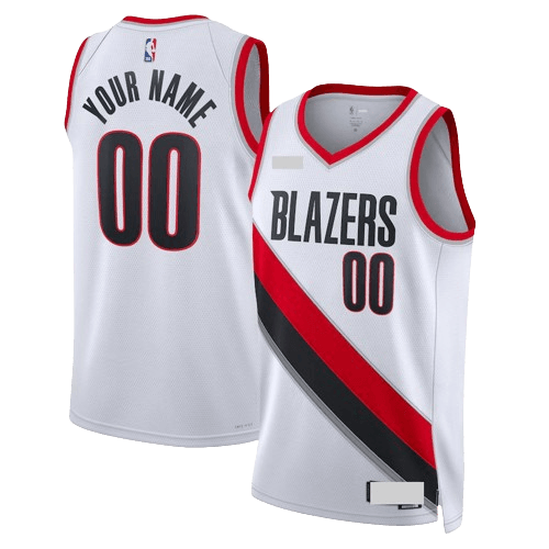 Portland Trail Blazers White Team Jersey