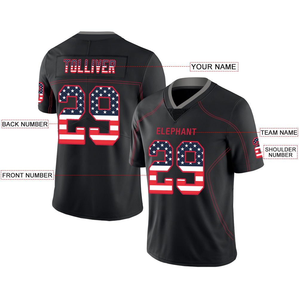 Custom TB.Buccaneers Stitched American Football Jerseys Personalize Birthday Gifts Black Jersey