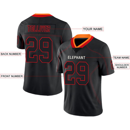 Custom TB.Buccaneers Stitched American Football Jerseys Personalize Birthday Gifts Black Jersey