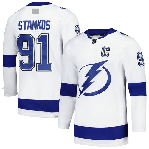 Tampa Bay Lightning Away White Team Jersey