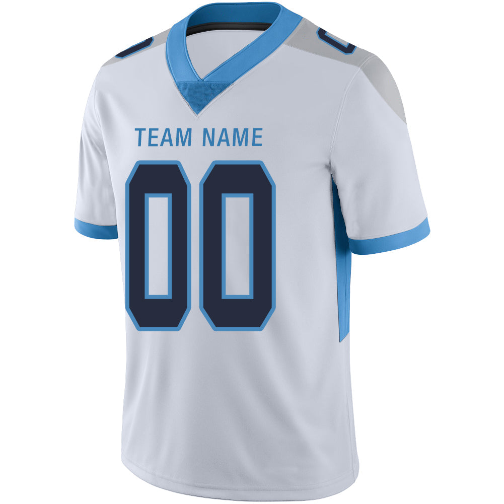 Custom T.Titans Stitched American Football Jerseys Personalize Birthday Gifts White Jersey