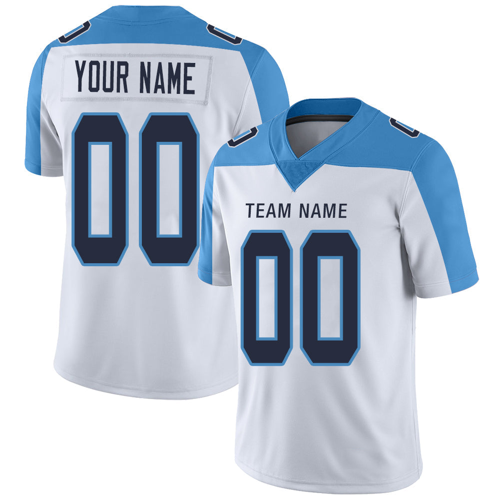 Custom T.Titans Stitched American Football Jerseys Personalize Birthday Gifts White Jersey