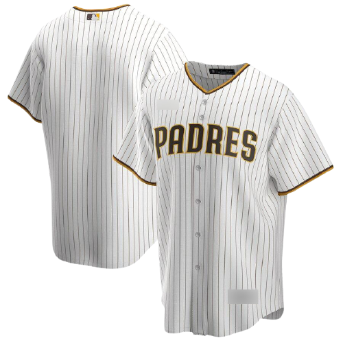 San Diego Padres White and Brown Pinstripe Jersey