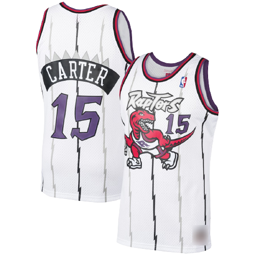 Toronto Raptors Retro White Team Jersey