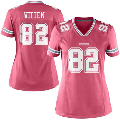 Dallas Cowboys #82 Jason Witten Alternate Vapor Limited Jersey - PINK Stitched American Football Jerseys