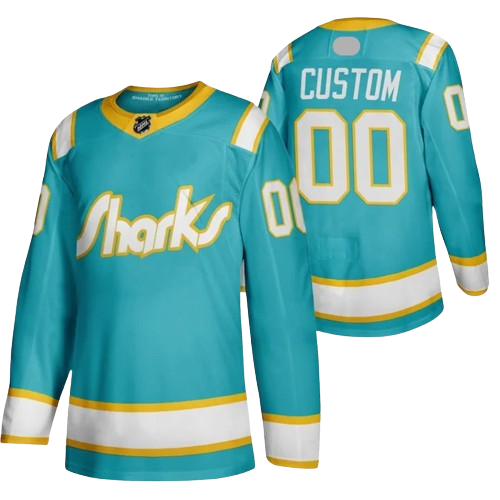 San Jose Sharks Home Reverse Retro 2.0 Team Jersey